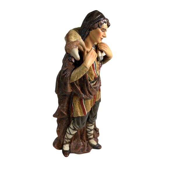 Grandeur Noel Porcelain Nativity Scene O’Well REPLACEMENT Shepherd ONLY 10 1/4” - Picture 4 of 14